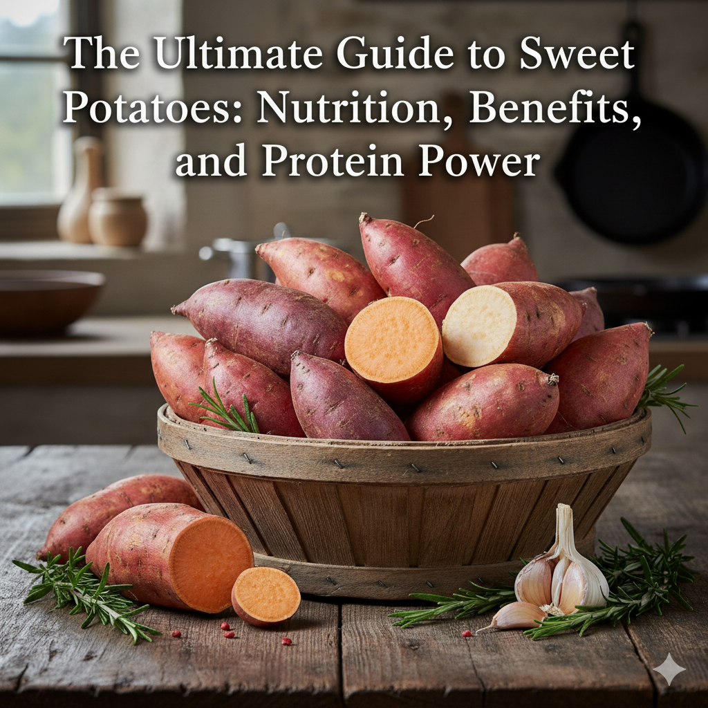 The Ultimate Guide to Sweet Potatoes: Nutrition, Benefits, and Protein Power