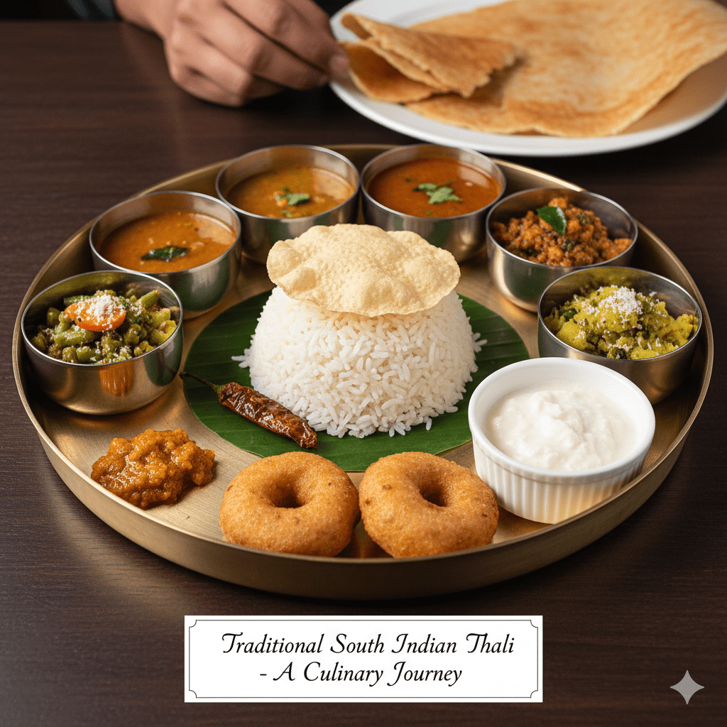 south indian thali